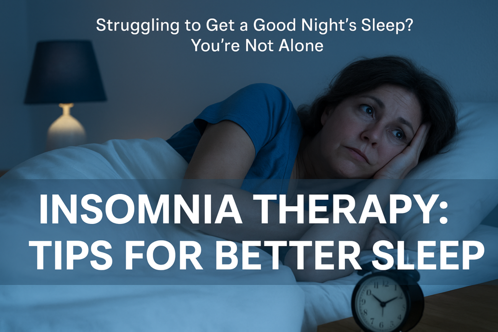 Insomnia Therapy: Tips for Better Sleep